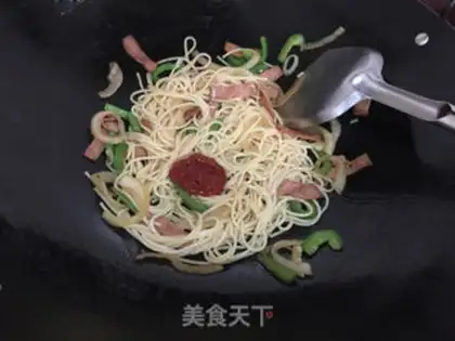 Make Bacon noodles step 8