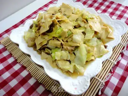Make Tofu-cracked cabbage step 8