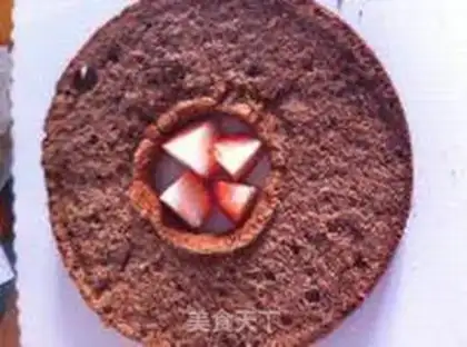 Make The root year wheel cake step 15