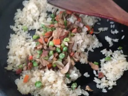 Make Pine and rice step 14
