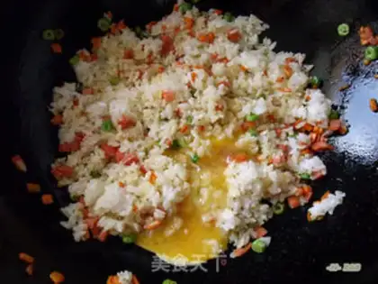 Make Five eggs of fried rice step 9