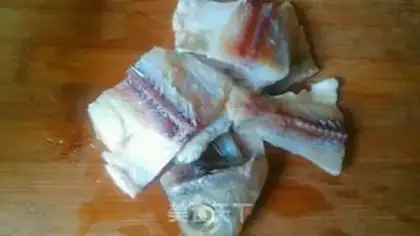 Make The salted fish scabbles are frozen tofu step 0