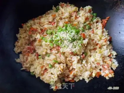 Make Five eggs of fried rice step 10