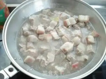 Make Red meat without water step 1