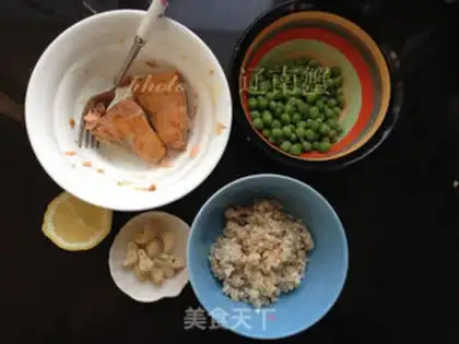 Make Salad of salmon step 3