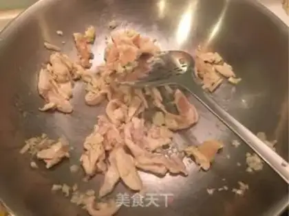 Make Chicken silk abalone step 2