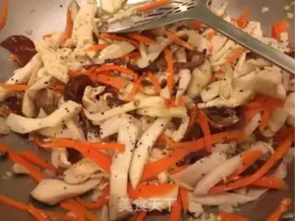 Make Chicken silk abalone step 5