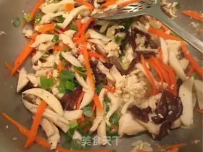 Make Chicken silk abalone step 6