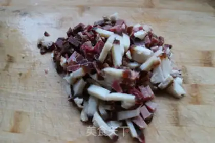 Make Peach pea rice step 2