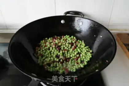 Make Peach pea rice step 4