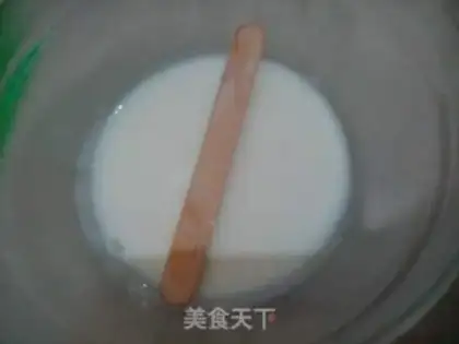 Make A pudding apple salad step 1