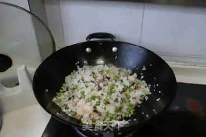 Make Peach pea rice step 7