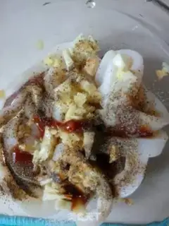 Make Garlic squid rings step 0