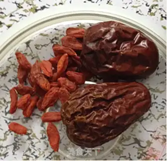 Make Black bean mashed Qia seed oats step 1