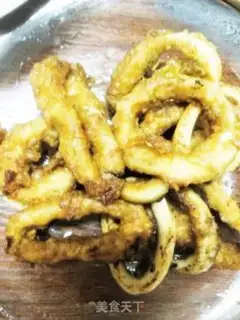 Make Garlic squid rings step 5