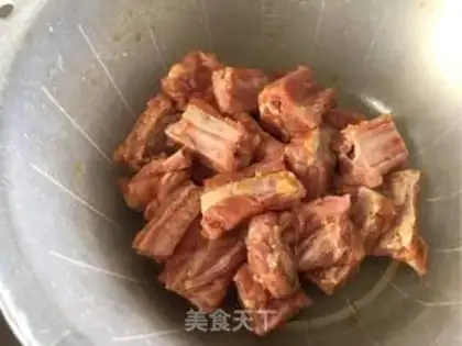 Make Rose ribs step 2