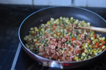 Make Ham corndane step 8