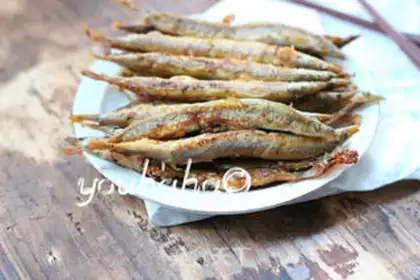 Make Fried pasta fish step 4