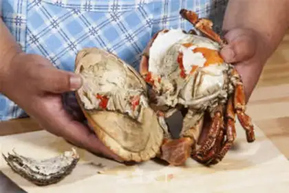 Make Red burning of Irish crabs step 4