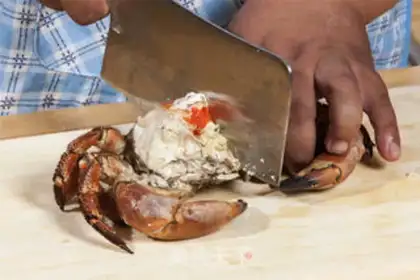 Make Red burning of Irish crabs step 5