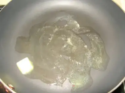 Make Fried salmon and butter and salad step 8