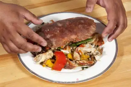 Make Red burning of Irish crabs step 13