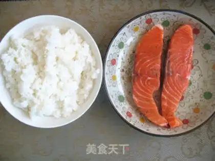 Make Japanese salmon step 1