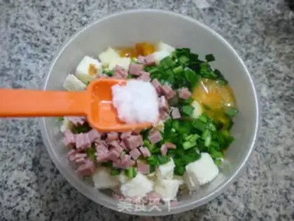 Make Scrambled buns of cake step 7