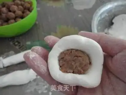Make Northeast sticky bean bag step 6