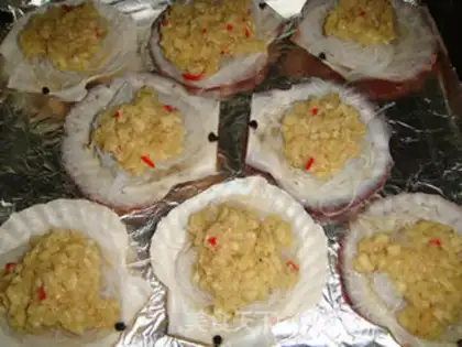 Make Garlic scallops step 5