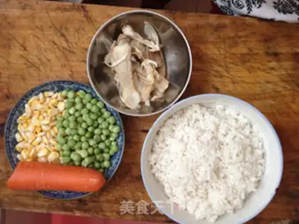 Make Loose rice step 1