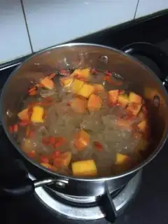 Make The papaya silver spoon step 8