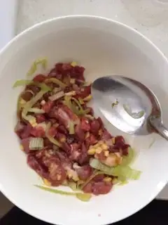 Make To make up the porridge step 0