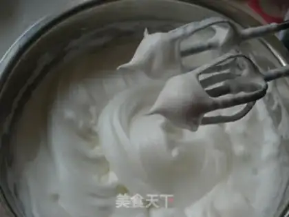 Make Black sesame ricin cake step 2