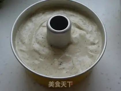 Make Black sesame ricin cake step 5