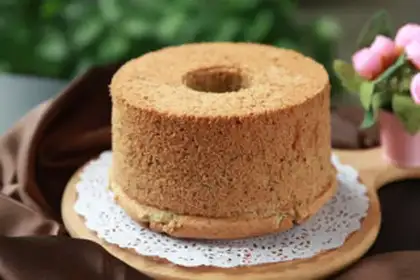 Make Black sesame ricin cake step 8