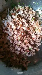 Make The cranberry meat dumplings step 2