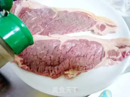 Make Black pepper steak step 2