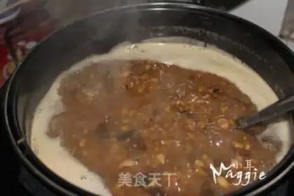Make Sea-belt green bean sand step 6