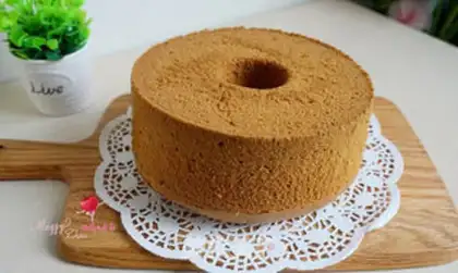 Make Coconut chime cake step 18