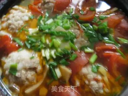 Make Tomato lion head step 5