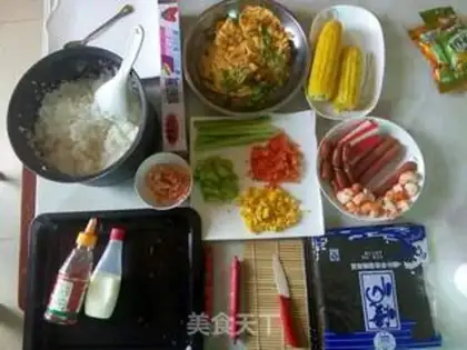 Make Homemade sushi rolls step 0
