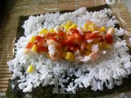 Make Homemade sushi rolls step 9
