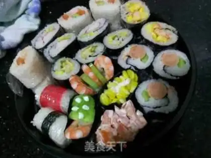 Make Homemade sushi rolls step 13