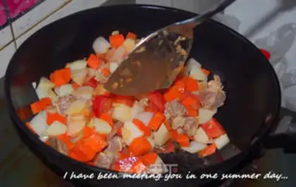 Make Curry beef step 4
