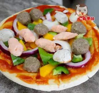 Make Beefball pizza step 3