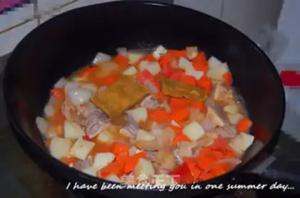 Make Curry beef step 6