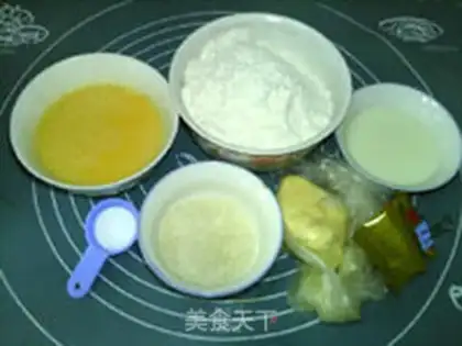 Make Cream bread step 0