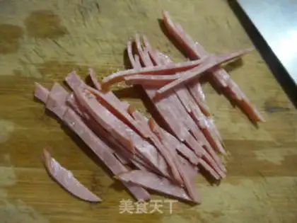 Make Ham thundered noodles step 3