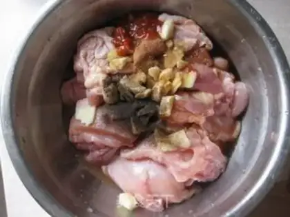 Make Chicken Leg Burger step 2